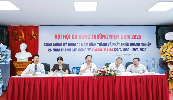 CADI-SUN đặt mục tiêu tăng trưởng doanh thu 15% năm 2025